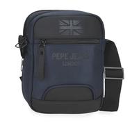 Pepe Jeans Bromley Shoulder Bag 24, Bagage-Sac Messager Homme, Bleu, Taille Unique
