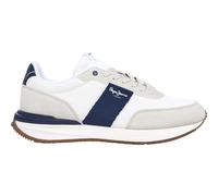 Pepe Jeans Baskets basses 'Buster' bleu marine / greige / blanc, Taille 44