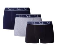Pepe Jeans Caleçon Homme Solid TK – Lot de 3 – Noir – Taille S