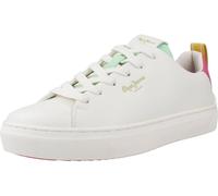Pepe Jeans Baskets basses 'CAMDEN STREET' safran / menthe / rose / blanc, Taille 37