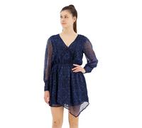 Pepe Jeans Camille Long Sleeve Short Dress Bleu M Femme