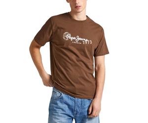 Pepe Jeans Camille T-shirt Homme, Marron (Dark Mocca Brown), M