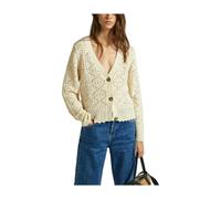 Pepe Jeans - Cardigan élégant avec fermeture boutonnée - Femme - Pulls - Beige - Taille: 38 FR