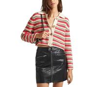 Pepe Jeans Cardigan Gala pour Femme, Rouge (Rouge croustillant), S
