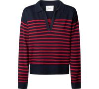 Pepe Jeans Carlina V Neck Sweater Bleu M Femme