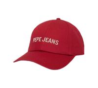 Pepe Jeans - Casquette Logo Brodé - Homme - Accessoires - Rouge - Taille: S