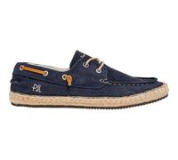 Pepe Jeans Chaussures de Bateau en Cuir Bleu à Pont Touristique