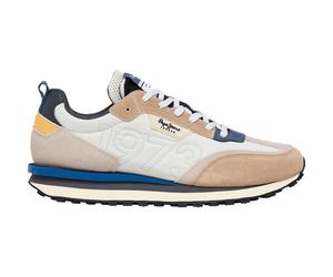 Pepe Jeans Chaussures en Cuir Beige Foster Connect