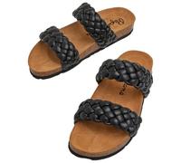 Pepe Jeans Chaussures Oban Double Tresse 2 W pour Femme, Noir, 3 UK