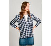 Pepe Jeans Chemise Polivia manches longues Bleu Taille M Femme