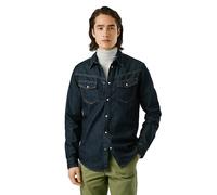 Pepe Jeans Western Regular Denim Long Sleeve Shirt Bleu 2XL Homme