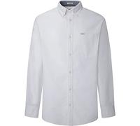 Pepe Jeans Chemise Fabio pour Homme, Blanc, XL