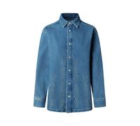 Pepe Jeans Chemisier 'ELLEN IKAT '' bleu denim, Taille M