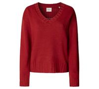 Pepe Jeans Cherice V Neck Tricot, Rouge (Royal Red), XL Femme
