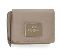 Pepe Jeans Christine Portefeuille avec Porte-Monnaie Beige 10 x 8 x 3 cm Polyester avec détails en Cuir synthétique by Joumma Bags, Beige, Talla única, Portefeuille avec Porte-Monnaie
