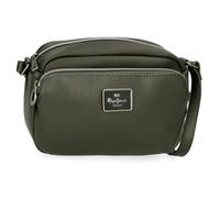 Pepe Jeans Christine Sac bandoulière Vert 21,5 x 15 x 5 cm Polyester avec détails en Cuir synthétique by Joumma Bags, Vert, Talla única, Sac bandoulière