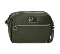 Pepe Jeans Christine Sac bandoulière Vert 24 x 16 x 9 cm Polyester avec détails en Cuir synthétique by Joumma Bags, Vert, Talla única, Sac bandoulière