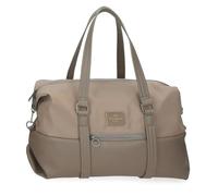 Pepe Jeans Christine Sac de Voyage Beige 40 x 25 x 20 cm Polyester avec détails en Cuir synthétique 20 l by Joumma Bags, Beige, Talla única, Sac de Voyage