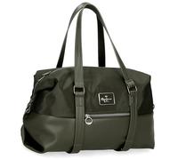 Pepe Jeans Christine Sac de Voyage Vert 40 x 25 x 20 cm Polyester avec détails en Cuir synthétique 20 L by Joumma Bags, Vert, Talla única, Sac de Voyage