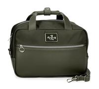 Pepe Jeans Christine Trousse de Toilette Verte 31 x 21 x 15 cm Polyester avec détails en Cuir synthétique by Joumma Bags, Vert, Talla única, Trousse de Toilette