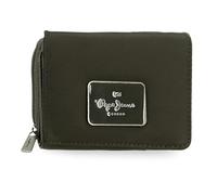 Pepe Jeans Christine Portefeuille avec Porte-Monnaie Vert 10 x 8 x 3 cm Polyester avec détails en Cuir synthétique by Joumma Bags, Vert, Talla única, Portefeuille avec Porte-Monnaie