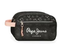 Pepe Jeans Cintia Nececer Adaptable Noir 26 x 16 x 10 cm Polyester by Joumma Bags