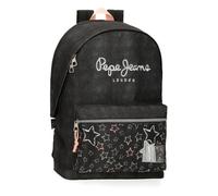 Pepe Jeans Cintia Sac à Dos pour Ordinateur Portable 15,6" Adaptable au Chariot Noir 31 x 44 x 15 cm Polyester 20,46 L by Joumma Bags