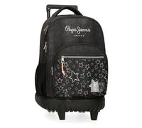 Pepe Jeans Cintia Sac à dos pour ordinateur portable 15,6" Compact Noir 32 x 43 x 21 cm Polyester 28,9 L by Joumma Bags