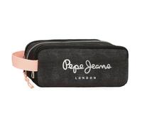 Pepe Jeans Cintia Trousse Triple Noire 22 x 10 x 9 cm Polyester by Joumma Bags
