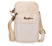Pepe Jeans Clara - Sac à dos, sac et bandoulière beige et rose, en polyester et PU, de Joumma Bags.