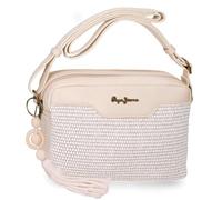 Pepe Jeans Clara - Sac à dos, sac et bandoulière beige et rose, en polyester et PU, de Joumma Bags.