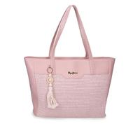 Pepe Jeans Clara - Sac à dos, sac et bandoulière beige et rose, en polyester et PU, de Joumma Bags.