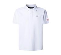 Pepe Jeans - Clayton Polo - Homme - Tops - Blanc - Taille: L