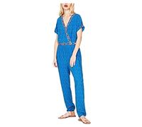 Pepe Jeans - Combinaison Bleue Imprimée avec Manches Courtes - Femme - Combinaisons et Ensembles - Bleu - Taille: 40 FR