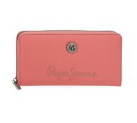 Pepe Jeans Corin Portefeuille avec Porte-Cartes Rose 19,5 x 10 x 2 cm Polyester et PU by Joumma Bags, Rose, Talla única, Portefeuille avec Porte-Cartes