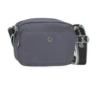Pepe Jeans Corin Sac à bandoulière Gris 21 x 14 x 5 cm Polyester et PU by Joumma Bags, Gris, Talla única, Bandoulière