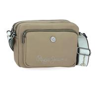 Pepe Jeans Corin Sac à bandoulière Vert 25 x 18 x 7 cm Polyester et PU by Joumma Bags, Vert, Talla única, Bandoulière