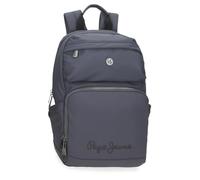 Pepe Jeans Corin Sac à dos pour ordinateur portable 13,3 pouces Gris 25 x 37 x 10 cm Polyester et PU 9,25 l by Joumma Bags, gris, Talla única, Sac à dos pour ordinateur portable
