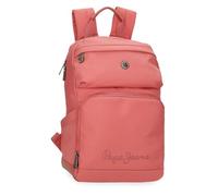 Pepe Jeans Corin Sac à Dos pour Ordinateur Portable 15,6 Pouces Rose 25 x 37 x 10 cm Polyester et PU 9,25 L by Joumma Bags, Rose, Talla única, Sac à Dos pour Ordinateur Portable