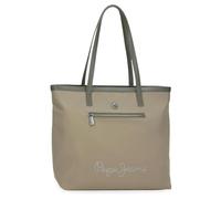 Pepe Jeans Corin Sac fourre-Tout Portable 15,6 Pouces Vert 34 x 32 x 14 cm Polyester et PU by Joumma Bags, Vert, Talla única, Sac fourre-Tout