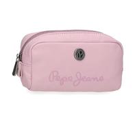 Pepe Jeans Corin Trousse de Toilette Rose 17 x 9 x 6,5 cm Polyester et PU by Joumma Bags, Rose, Talla única, Trousse de Toilette