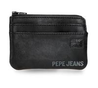 Pepe Jeans Cortland Porte-Monnaie avec Porte-Cartes Noir 11 x 7 x 1,5 cm Cuir by Joumma Bags