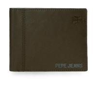 Pepe Jeans Cortland Portefeuille avec Porte-Cartes Vert 12,5 x 9,5 x 1 cm Cuir by Joumma Bags