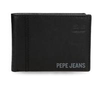 Pepe Jeans Cortland Portefeuille avec Porte-Monnaie Noir 11 x 8 x 1 cm Cuir by Joumma Bags