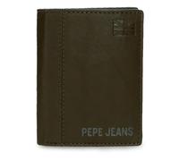 Pepe Jeans Cortland Portefeuille Vertical Vert 8,5 x 10,5 x 1 cm Cuir by Joumma Bags