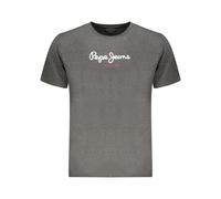 Pepe Jeans - Cotton T-Shirt - Homme - Tops - Gris - Taille: XL