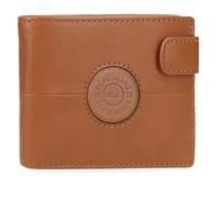 Pepe Jeans Cracker Portefeuille Horizontal avec Fermeture à clic Beige 11 x 8,5 x 1 cm Cuir by Joumma Bags, Beige, Talla única, Portefeuille Horizontal avec Fermeture à clic