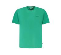 Pepe Jeans - T-shirt en coton vert avec logo imprimé - Homme - Tops - Vert - Taille: XL