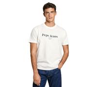 Pepe Jeans Dale Tee T-Shirt, Blanc (Blanc cassé), S Homme