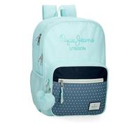 Pepe Jeans Dalma Sac à dos scolaire double compartiment bleu 30 x 40 x 13 cm Polyester by Joumma Bags, bleu, 30x40x12 cms, Sac à dos scolaire double compartiment